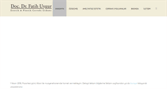 Desktop Screenshot of fatihuygur.com